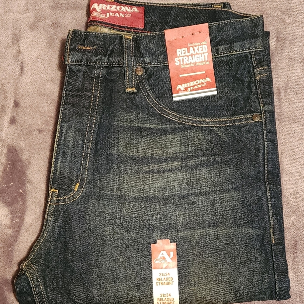 Arizona Jean Company Blue Relaxed Jeans Vintage-Inspired
